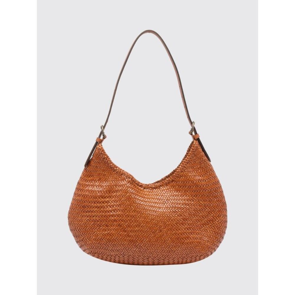Dragon Diffusion Women Dragon Diffusion Mezza Luna Woven Leather Shoulder Bag